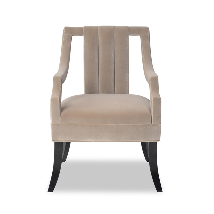 Liang & Eimil Wallace Chair in Gainsborough Mink Velvet