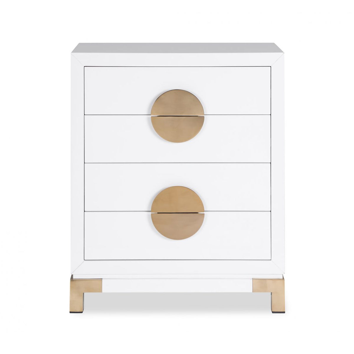 Liang & Eimil White & Gold Otium Chest of Drawers