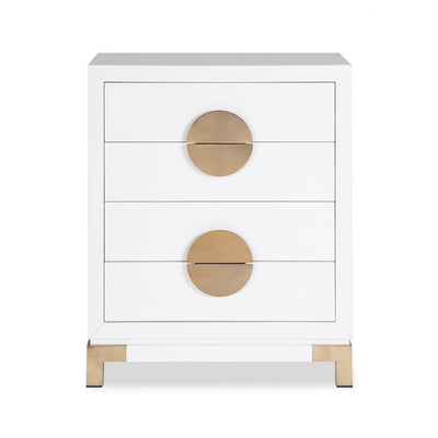 Liang & Eimil White & Gold Otium Chest of Drawers