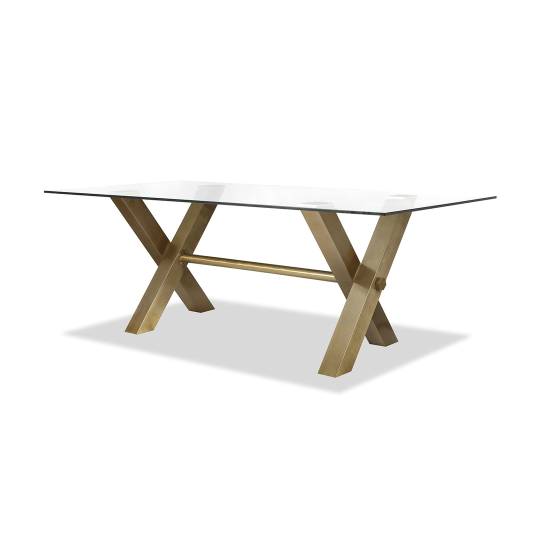 Liang & Eimil Zaha Dining Table in Brushed Brass