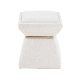Liang & Eimil Zane Stool with Boucle Sand Fabric