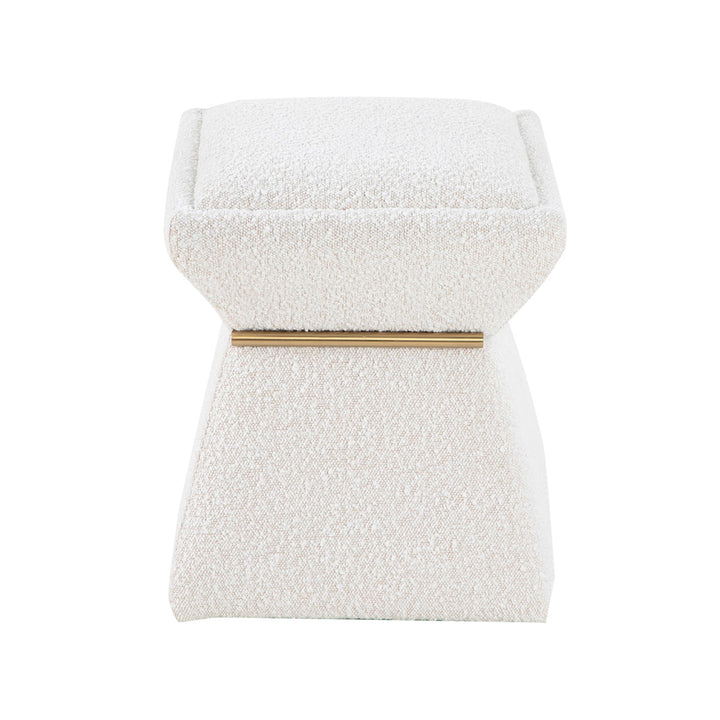 Liang & Eimil Zane Stool with Boucle Sand Fabric