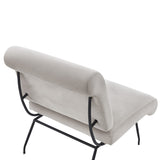 Liang & Eimil Abacus Occasional Chair - Gainsborough Ash Grey velvet