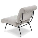 Liang & Eimil Abacus Occasional Chair - Gainsborough Ash Grey velvet