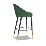 Liang & Eimil Arden Stool in Gainsborough Emerald Green Velvet