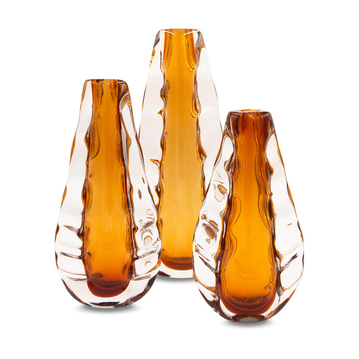 Liang & Eimil Astell Crystal Amber Vase - Large