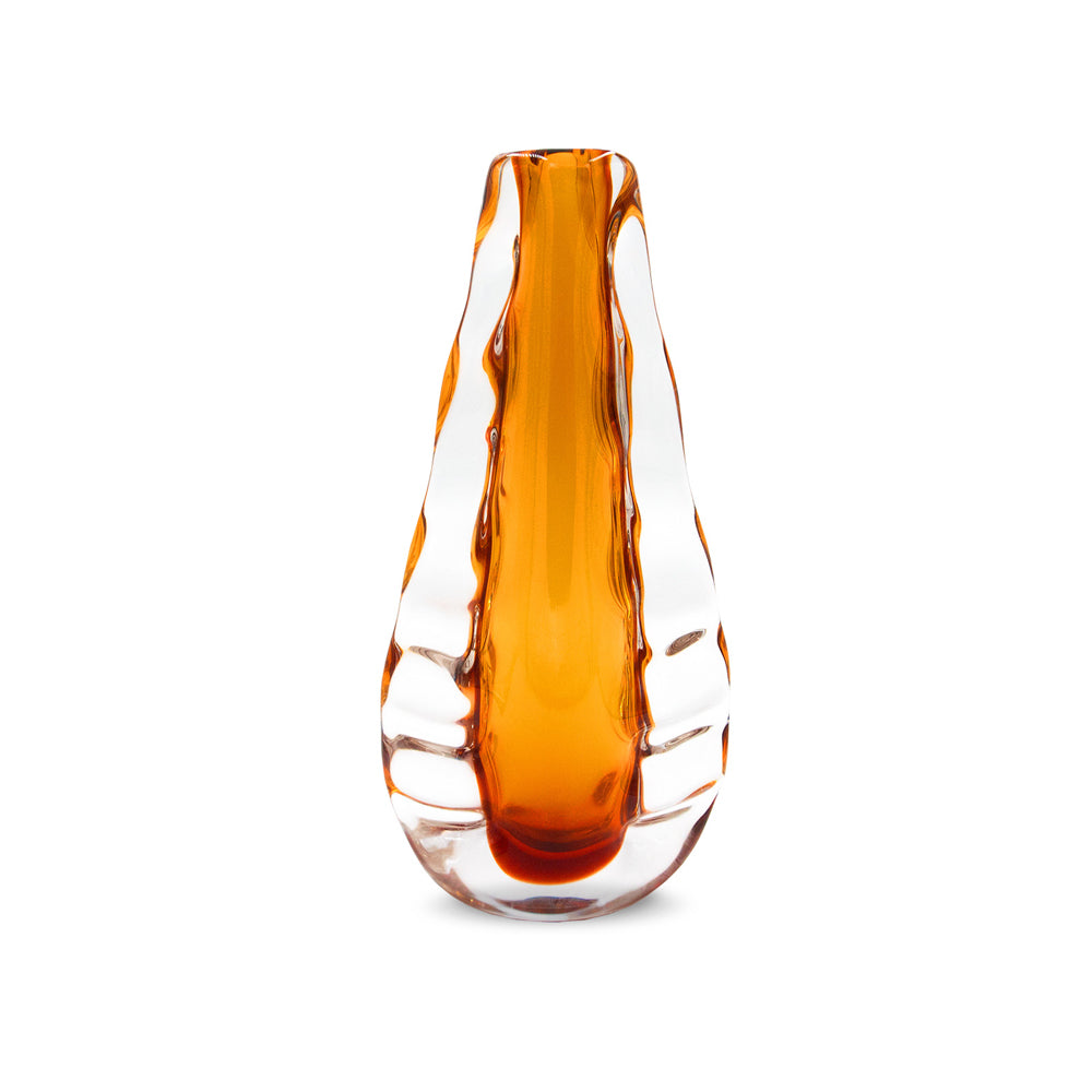 Liang & Eimil Astell Crystal Amber Vase - Medium