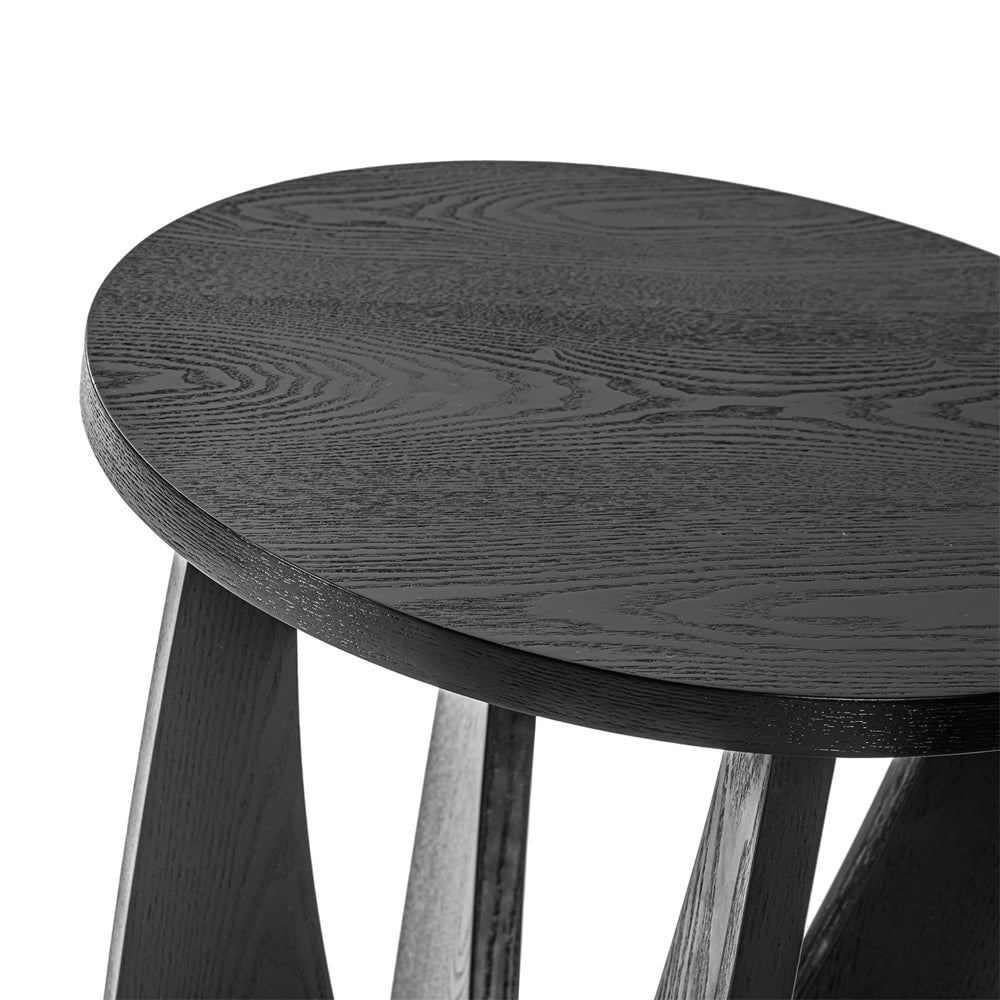 Liang & Eimil Borne Side Table in Matt Black