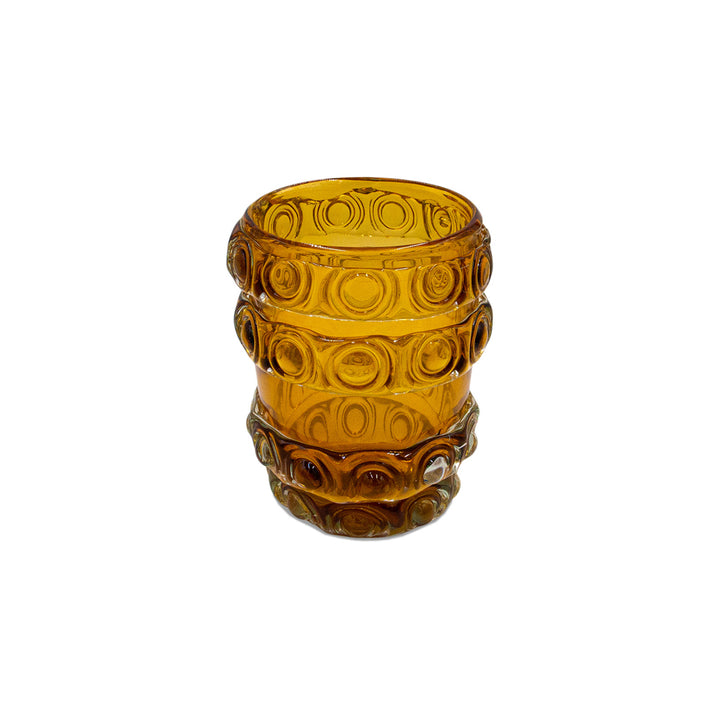 Liang & Eimil Bumble Glass Vase in Amber - Small
