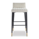Liang & Eimil Coltrane Bar Stool with Boucle Sand Fabric