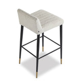 Liang & Eimil Coltrane Bar Stool with Boucle Sand Fabric