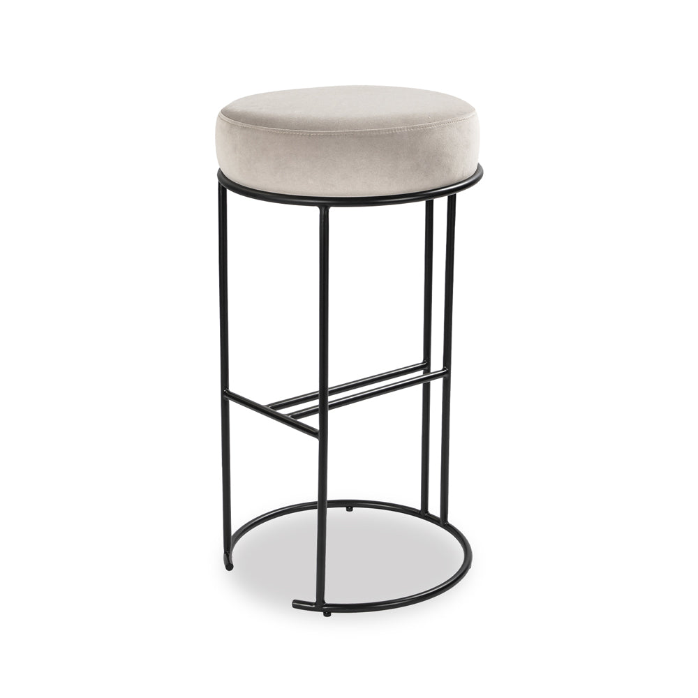 Liang & Eimil Compti Bar Stool in Kaster Light Grey