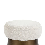 Liang & Eimil Cyrus Stool in Boucle Sand and Bronze