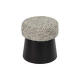 Liang & Eimil Cyrus Stool in Sherpa Grey and Matt Black