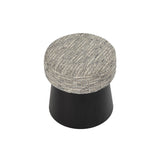 Liang & Eimil Cyrus Stool in Sherpa Grey and Matt Black