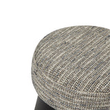Liang & Eimil Cyrus Stool in Sherpa Grey and Matt Black
