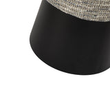Liang & Eimil Cyrus Stool in Sherpa Grey and Matt Black