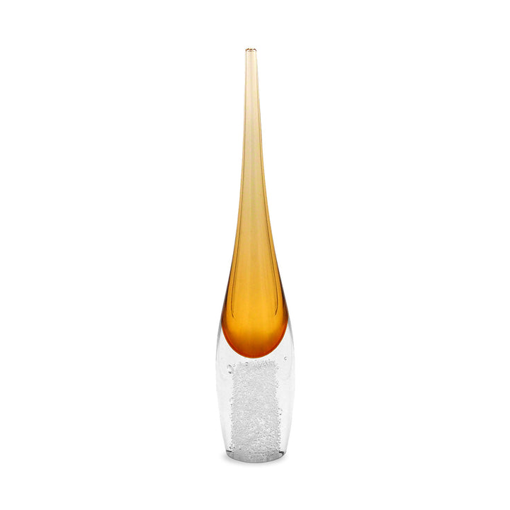 Liang & Eimil Ellis Crystal Vase in Amber - Large