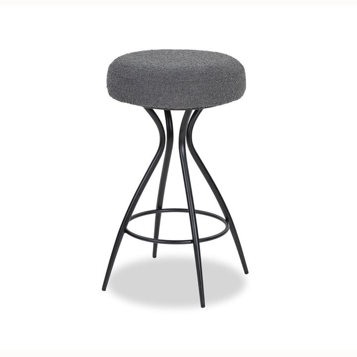 Liang & Eimil Hydra Counter Stool - Boucle Graphic Grey