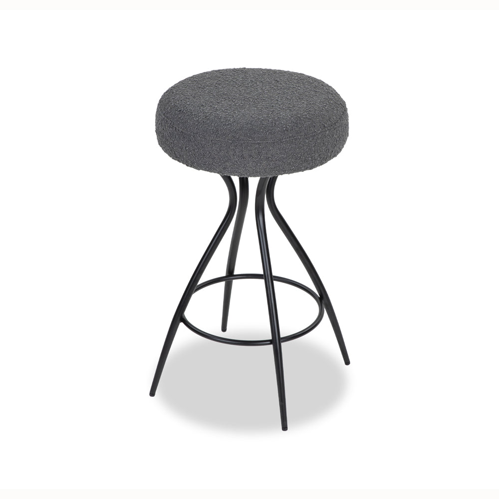 Liang & Eimil Hydra Counter Stool - Boucle Graphic Grey