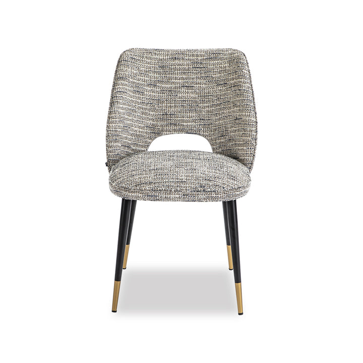 Liang & Eimil Jagger Dining Chair with Sherpa Grey Fabric (Set of 2)