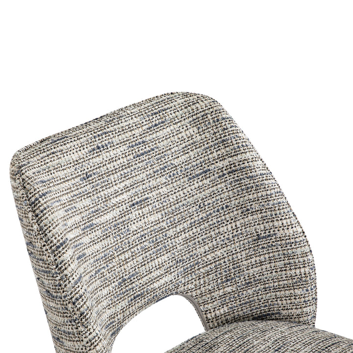 Liang & Eimil Jagger Dining Chair with Sherpa Grey Fabric (Set of 2)