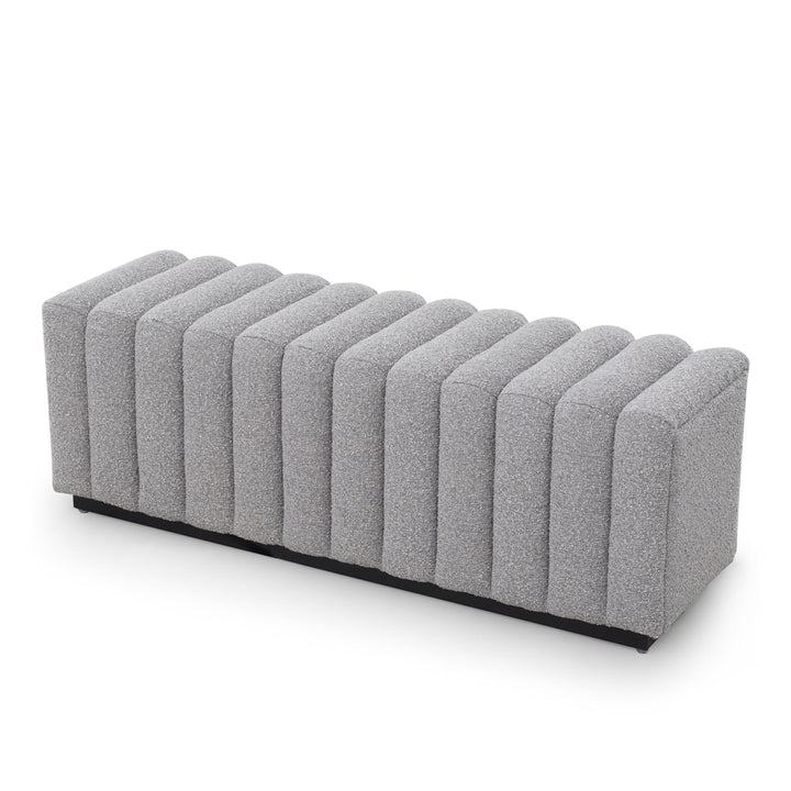 Liang & Eimil Kalum Bench in Boucle Grey