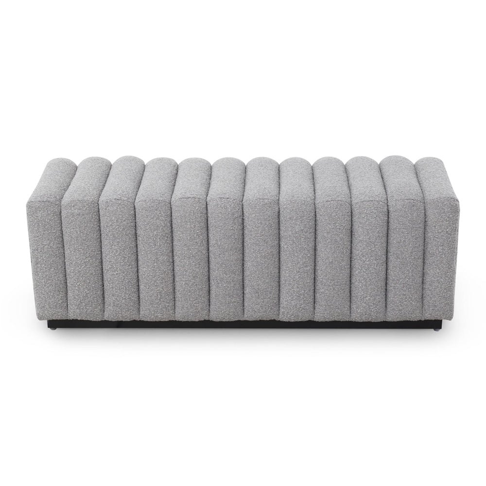 Liang & Eimil Kalum Bench in Boucle Grey