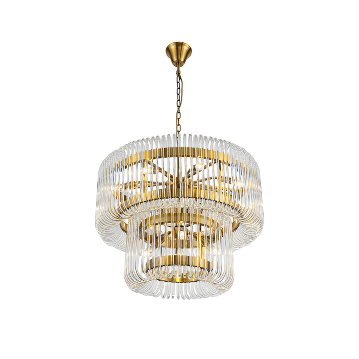 Liang & Eimil Mist Tall Pendant Lamp - Brushed Brass