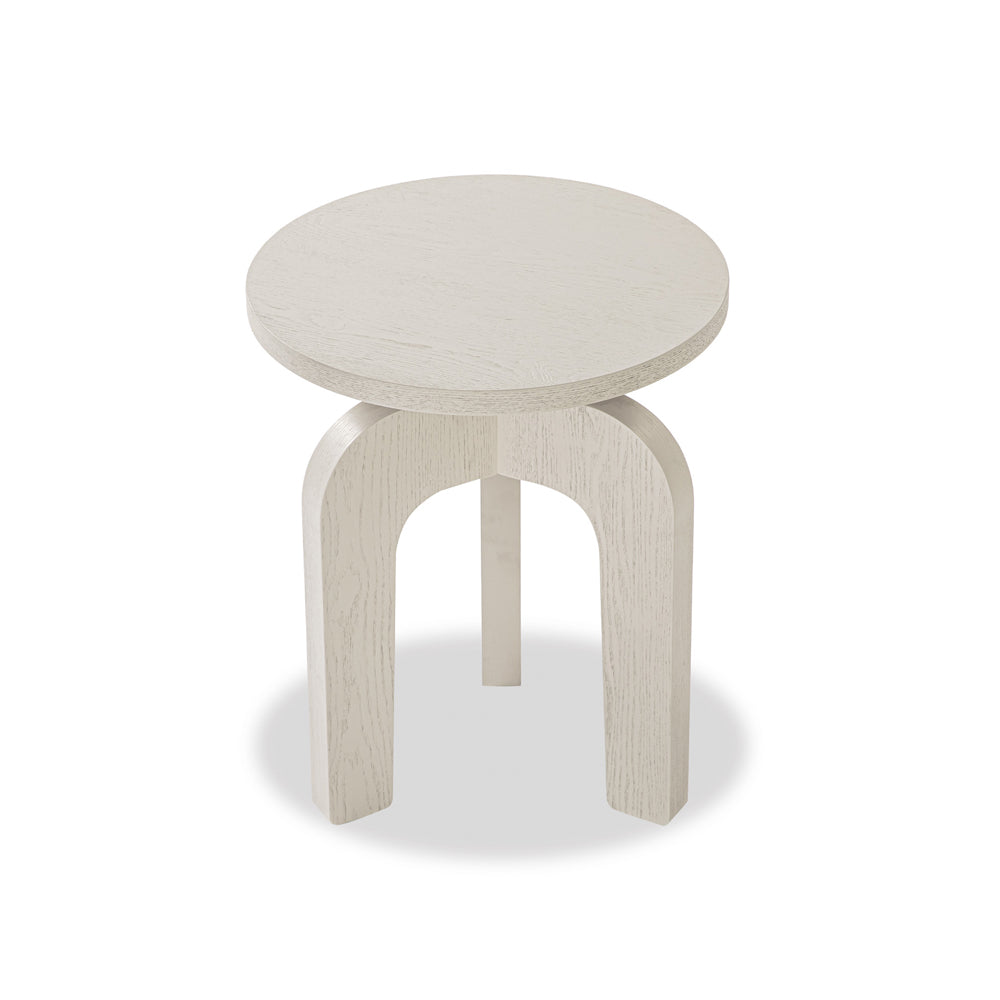 Liang & Eimil Otek Side Table in Cream White