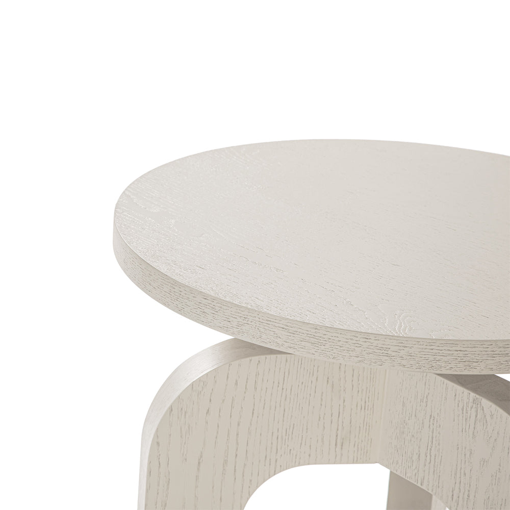 Liang & Eimil Otek Side Table in Cream White