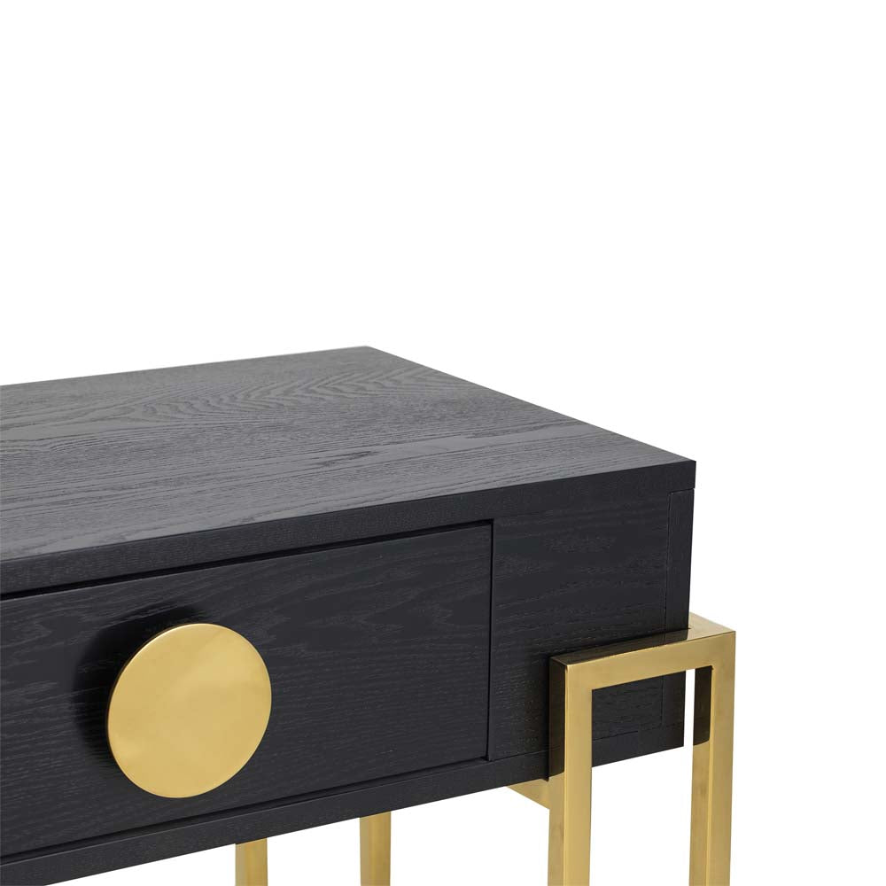 Liang & Eimil Paradigm Side Table with Brushed Brass Finish
