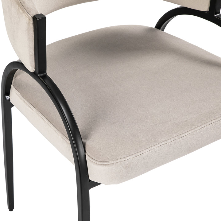 Liang & Eimil Pavilion Dining Chair in Kaster Light Grey