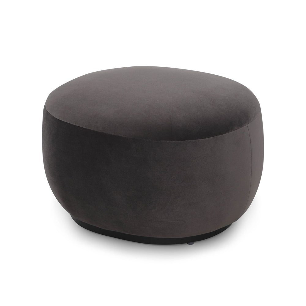 Liang & Eimil Polter Ottoman - Kaster Slate II Velvet