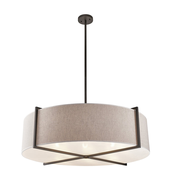 Liang & Eimil Sanderson Pendant Lamp with Matt Black Steel Frame - Large