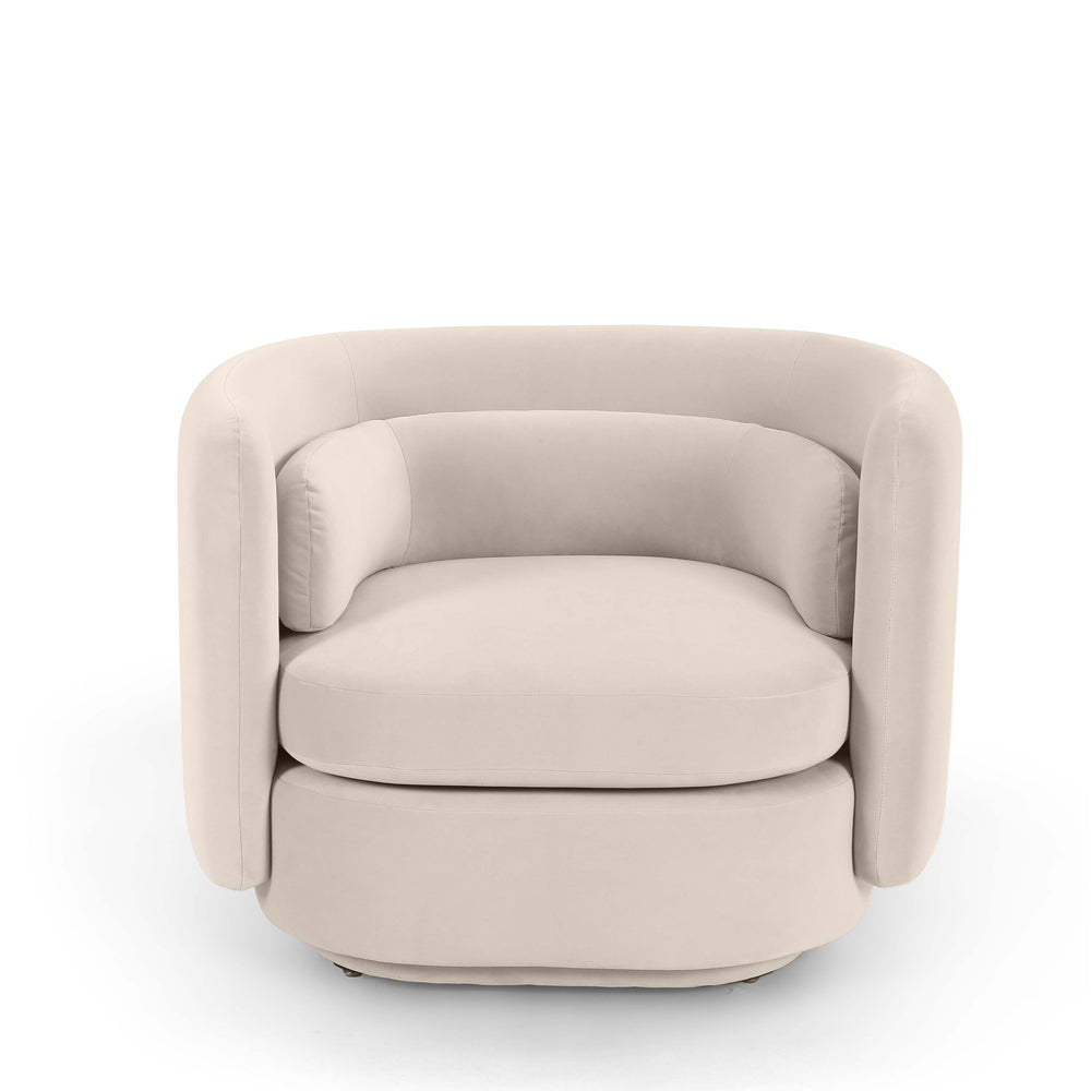 Liang & Eimil Chantal Occasional Chair in Kaster Pebble Velvet