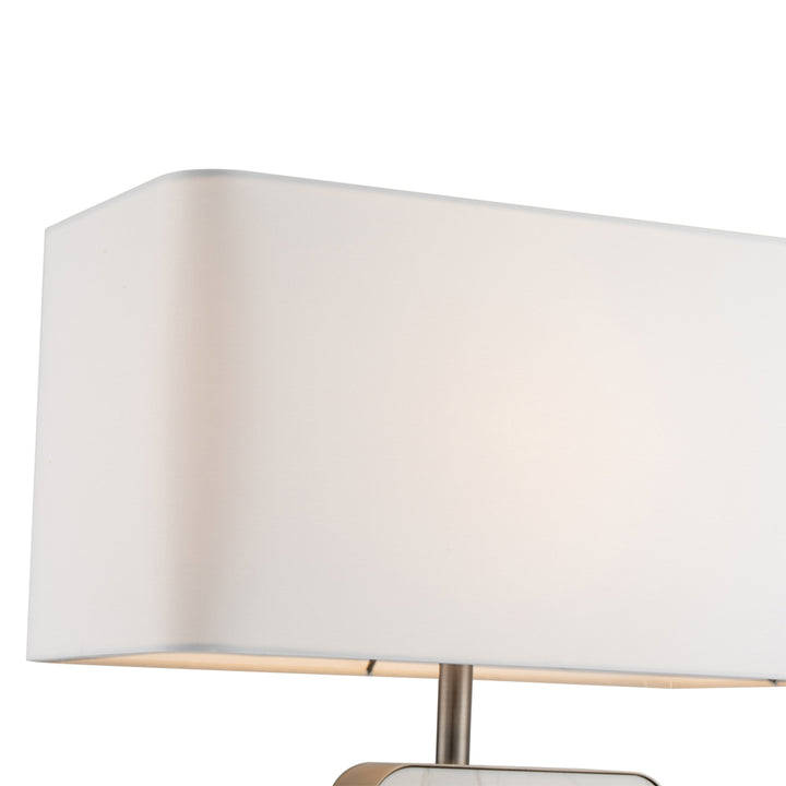 Liang & Eimil Twist Table Lamp with White Marble