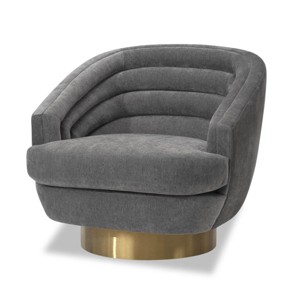 Liang & Eimil Wegner Occasional Chair with Sysley Chalk Velvet