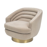 Liang & Eimil Wegner Occasional Chair with Oxford Latte Velvet