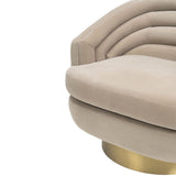 Liang & Eimil Wegner Occasional Chair with Oxford Latte Velvet