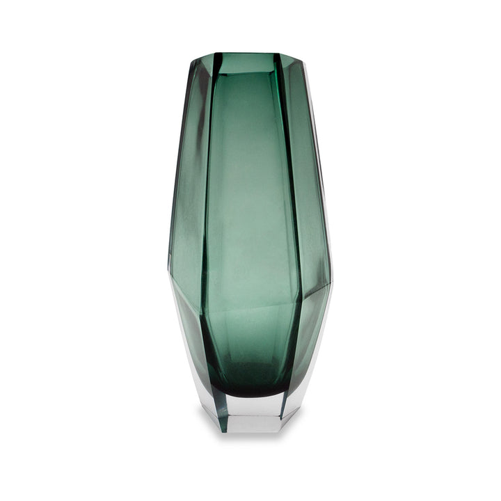 Liang & Eimil Wiley Glass Vase in Green - Large