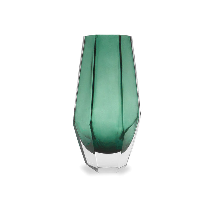 Liang & Eimil Wiley Glass Vase in Green - Small