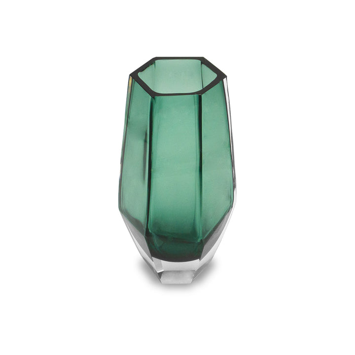 Liang & Eimil Wiley Glass Vase in Green - Small