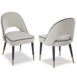 Liang & Eimil Yves Dining Chair in Boucle Sand (Pair)