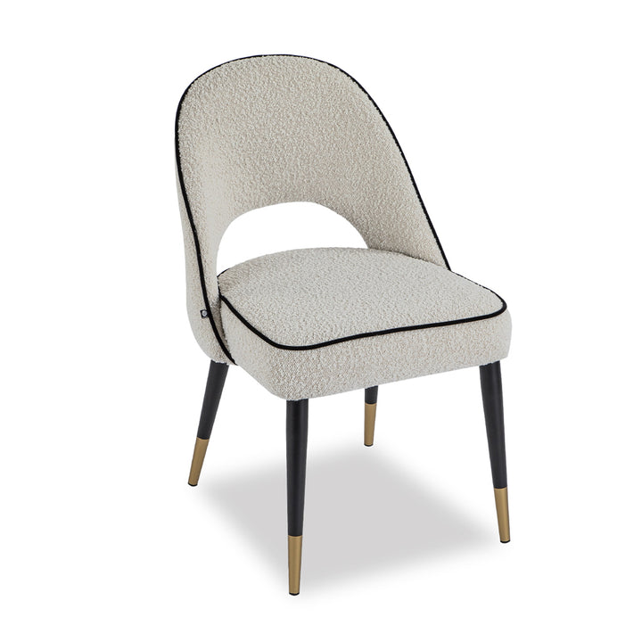 Liang & Eimil Yves Dining Chair in Boucle Sand (Pair)
