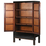 Lingbao Black Cabinet with 2 Doors