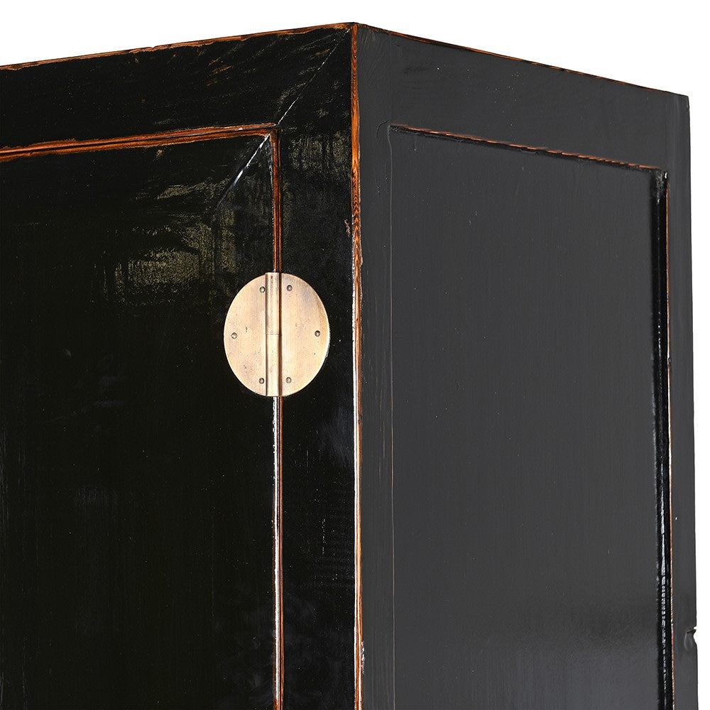 Lingbao Black Cabinet with 2 Doors