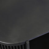 Light & Living Yinthe Open Cabinet in Black Metal