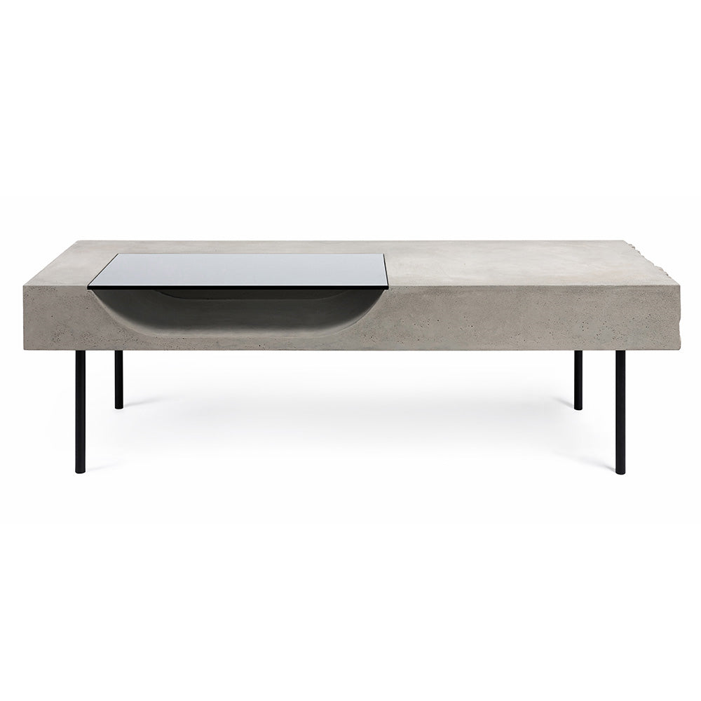 Lyon Beton Curb Coffee Table with Concrete Top
