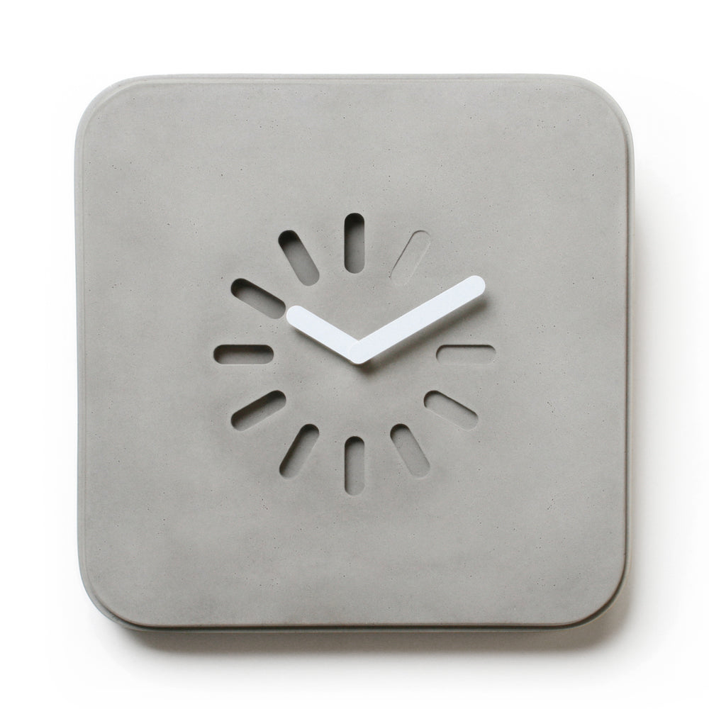 Lyon Beton Life in Progress Clock from Concrete
